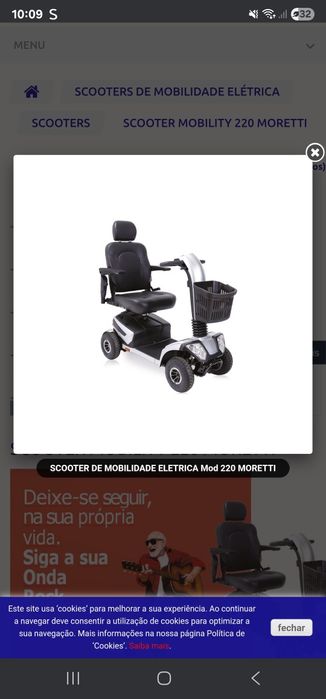 Scooter mobilidade reduzida cn220