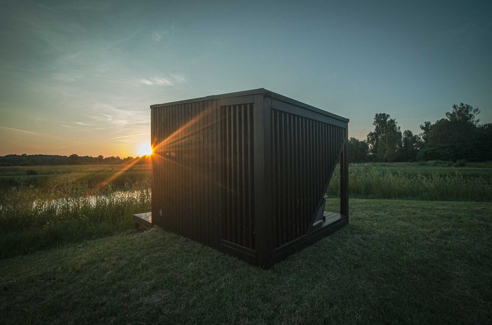 Sauna ogrodowa zewnętrzna