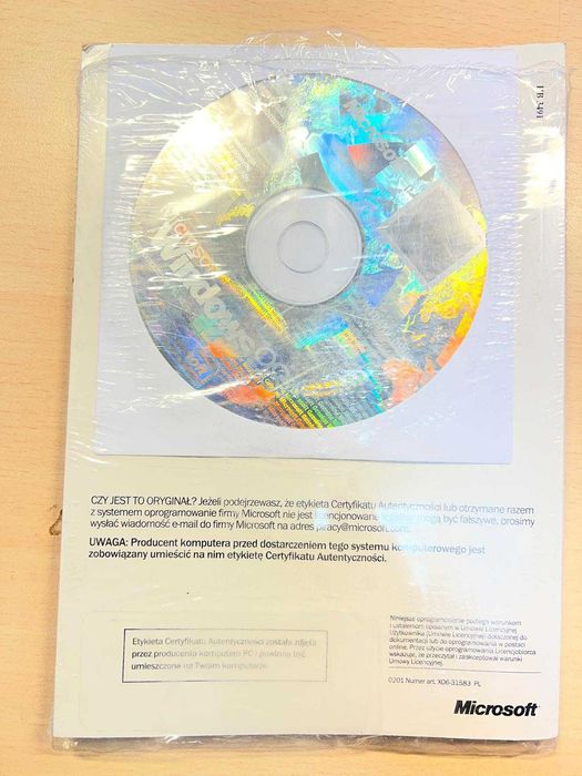 Windows 98 PL wyd. II  książeczka + płyta - BRAK KLUCZA !