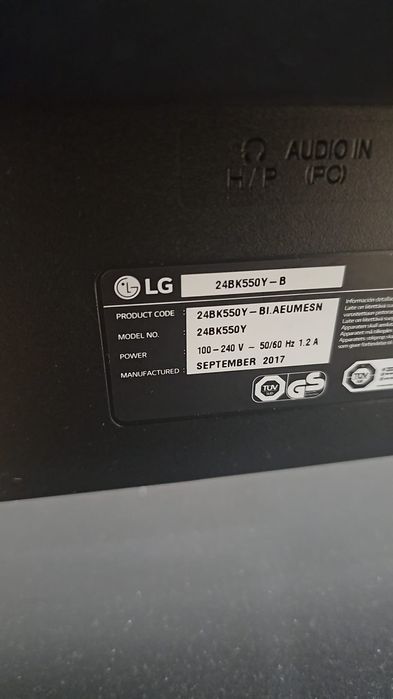 Monitor LG 24' stan bardzo dobry