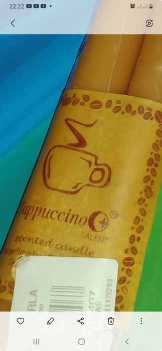 Par de velas perfumadas