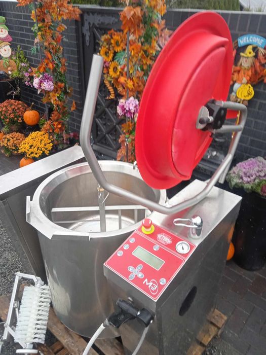 Kocioł warzelny do gotowania  z mieszadłem garnek do bigosu