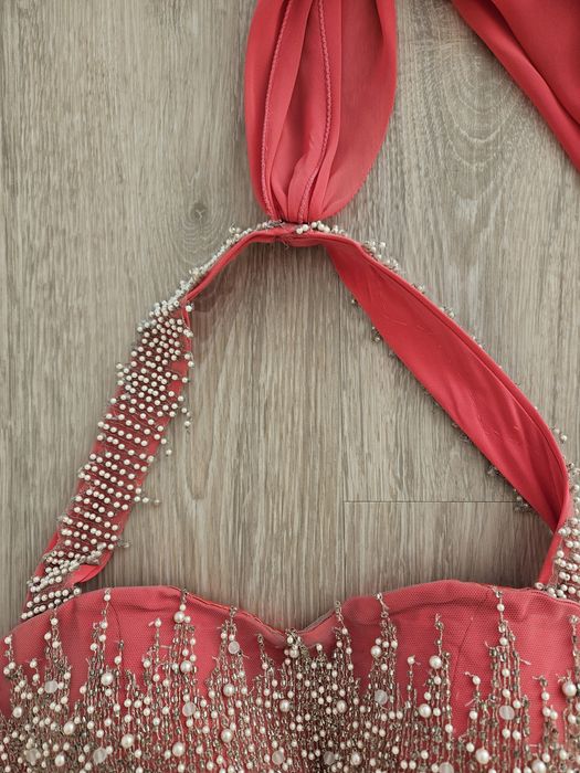 Vestido de cerimónia com pedraria nr. 36