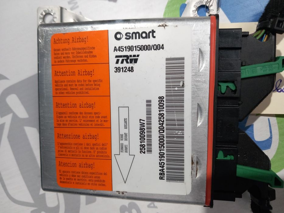 Centralina de airbag Smart 451
