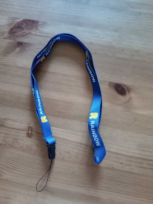 Smycz taśma na klucze Rainbow