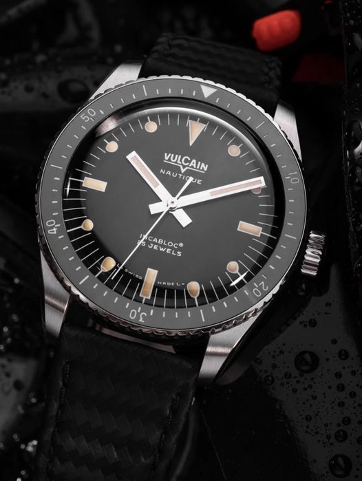 Vulcain Skindiver Nautique 38mm Komplet jak nowy