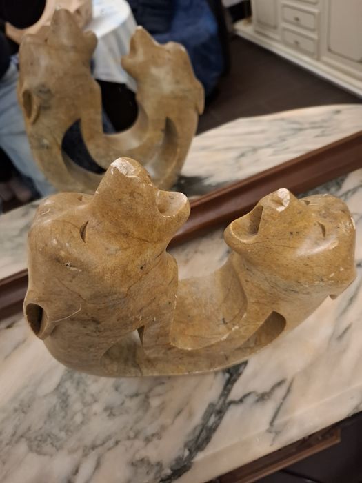 Antiguidade Escultura Indígena Canadense