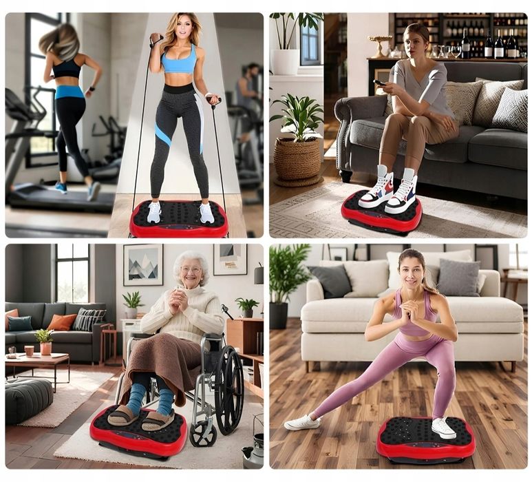 Platforma wibracyjna vibro slim masażer trening całego ciała bez wysił