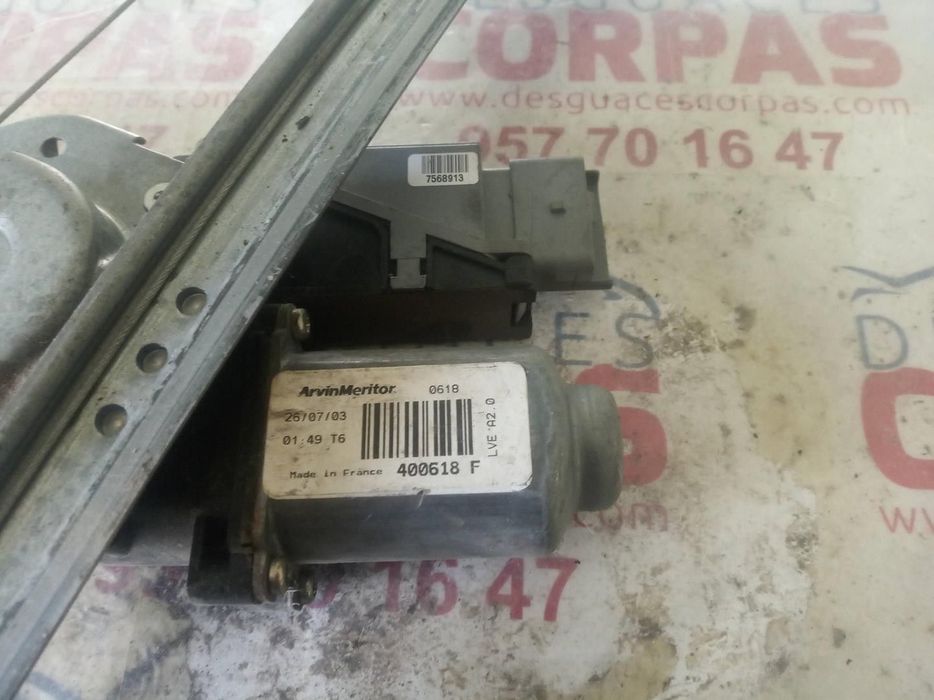 ELEVADOR DE VIDRO FRONTAL DIREITO CITROEN C3 I 2003 -963912