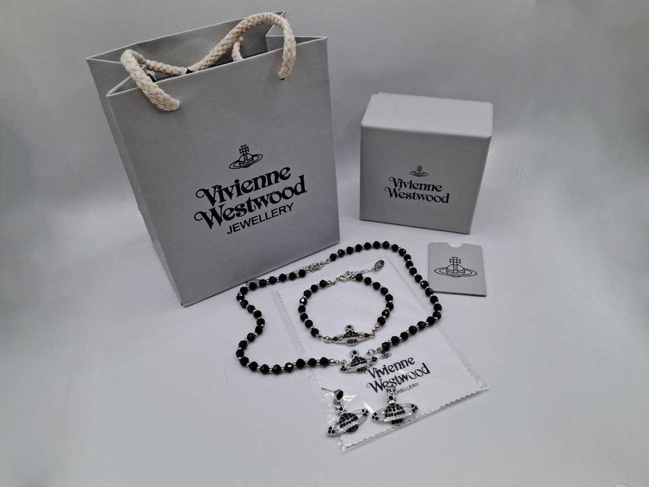 Набір Кольє + Браслет + Сережки Vivienne Westwood | Вивьен Вествуд