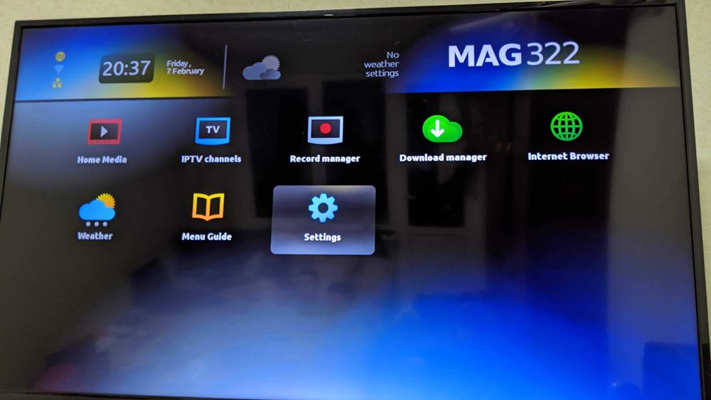 Приставка MAG 322 IPTV SET TOP BOX 1080p