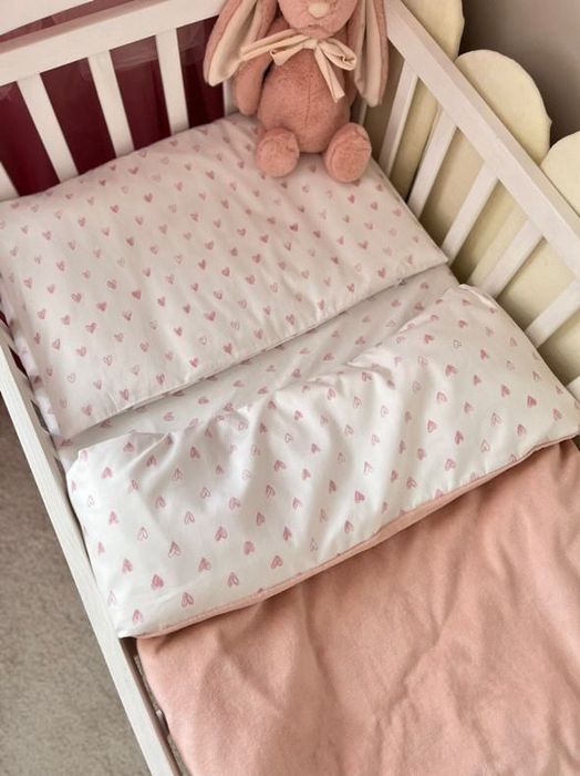 Дитяче ліжечко з натурального дерева бук - ведмедик