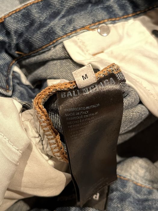 джинси Balenciaga сині baggy