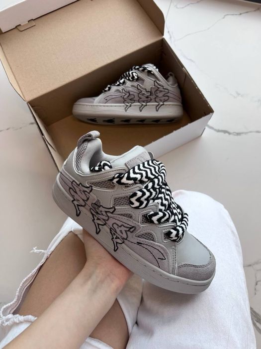 [36-45] Кросівки Kappa Fatty кроссовки каппа снікерси чорні сірі