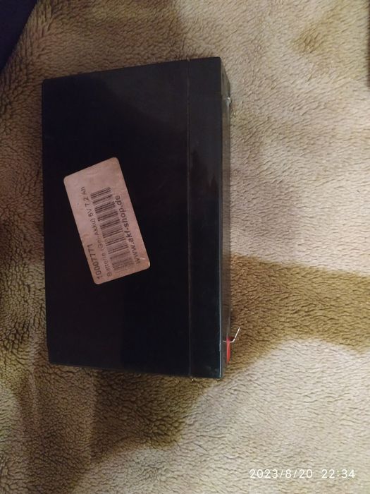 Гелевый аккумулятор 7.2 Ah / 6v +универсальное зарядное устройство