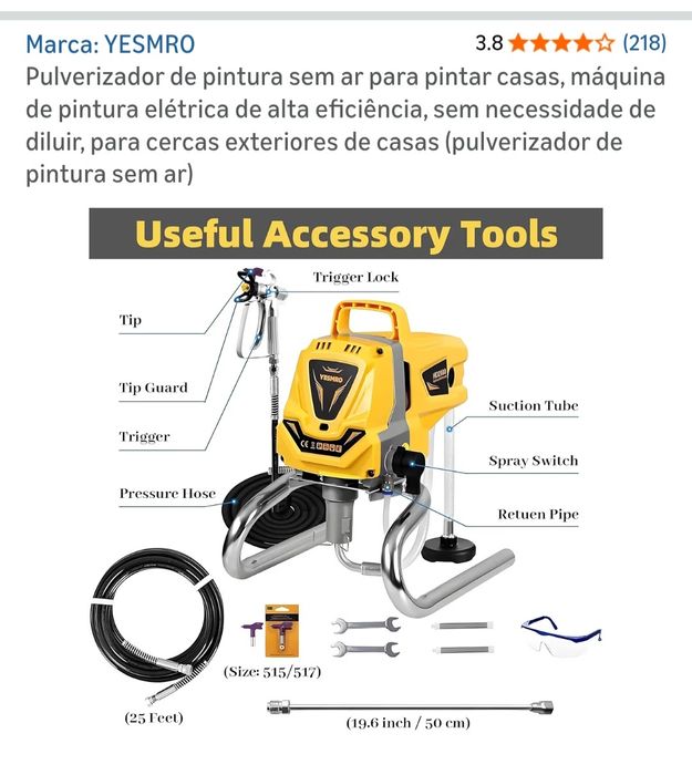 Máquina de pintura Airless