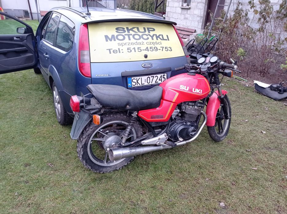 Suzuki gsx400 400e części bak gaźnik sprzęgło tryby błotnik kanapa wal