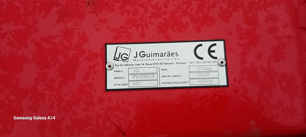 Rodo / Pá niveladora para trator de 1.80m