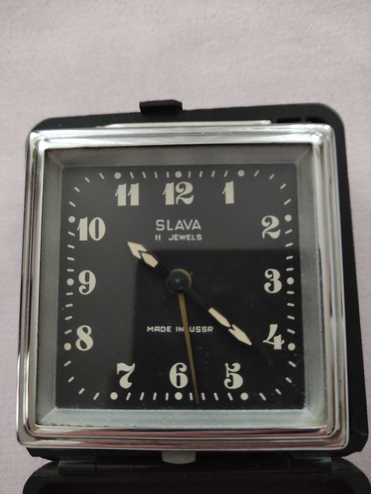 Часы-будильник, механические, Слава, дорожные, рабочие, СССР