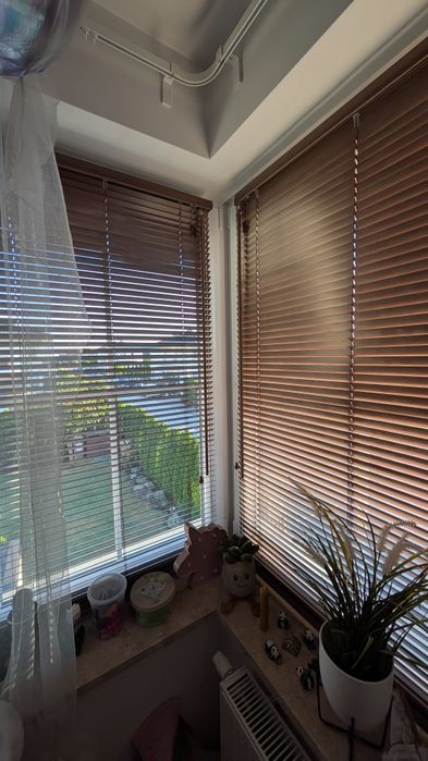 Żaluzje drewniane 25mm Knall /nowe