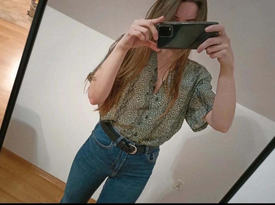 Koszula damska z krótkim rękawem oversize