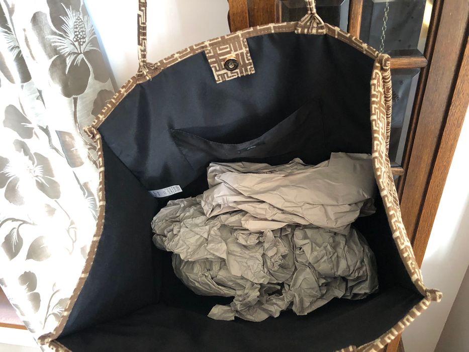 Torebka shopper duża XL River Island nowa brązowa piękna