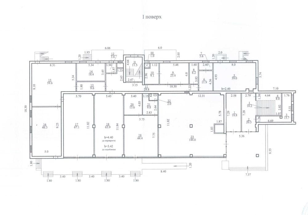 Продаж 3-поверхового торговельного центру 1831 кв.м, м. Апостолове