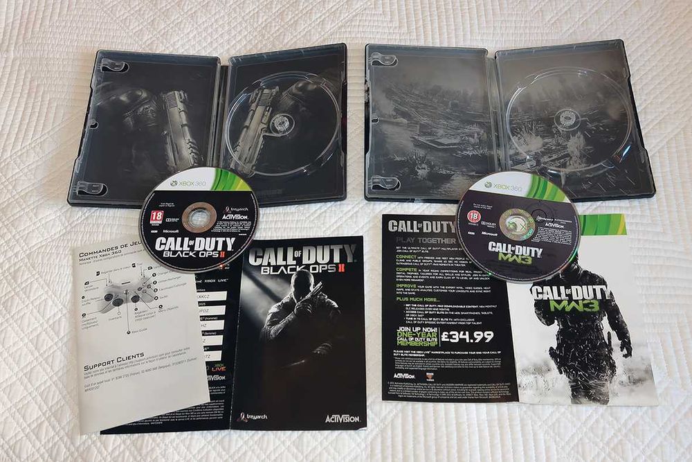 Jogos Call of Duty Xbox 360 ed. especial steelbox