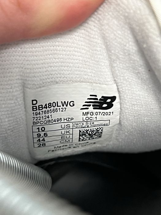 Чоловічі кросівки кеди new balance 480 оригінал