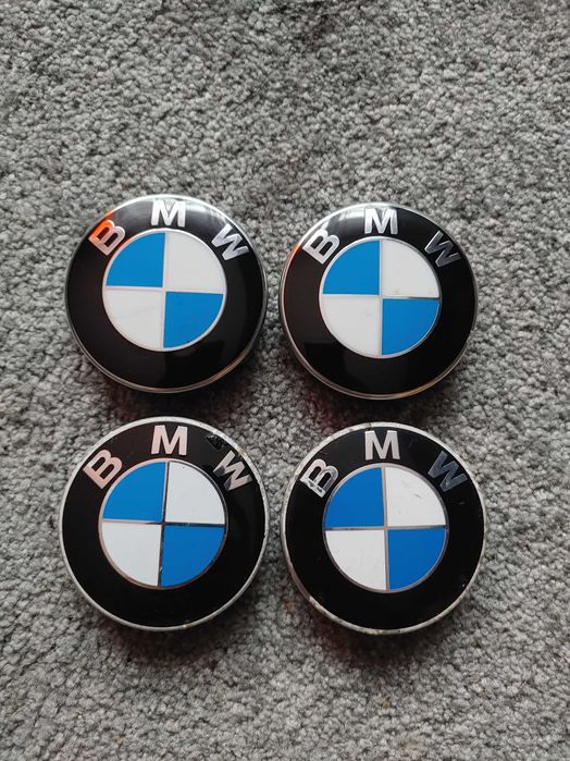 Dekielki alufelgi BMW 68mm x 64mm oryginał 68mm x 65mm komplet
