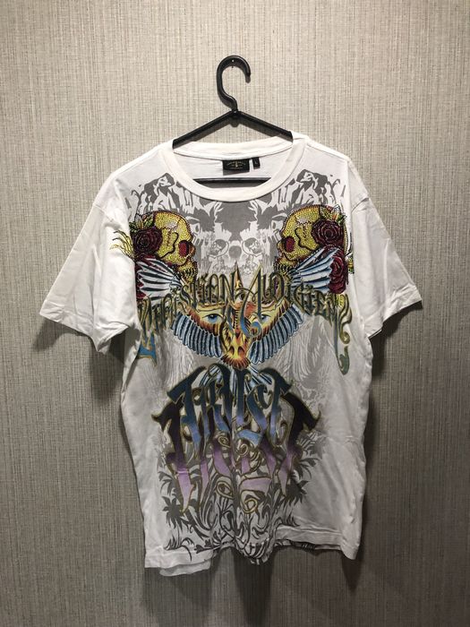 Christian audigier футболка y2k