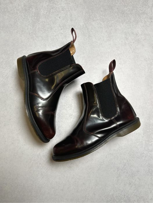Винтажные кожаные ботинки челси Dr. Martens женские (оригинал)