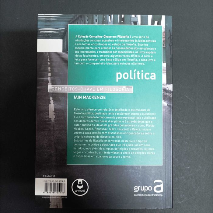 Política, conceitos-chave em filosofia  Iain Mackenzie
