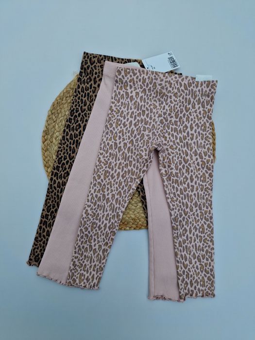 Лосини у рубчик для дівчинки h&m (92,98,104,110,116,122,128)