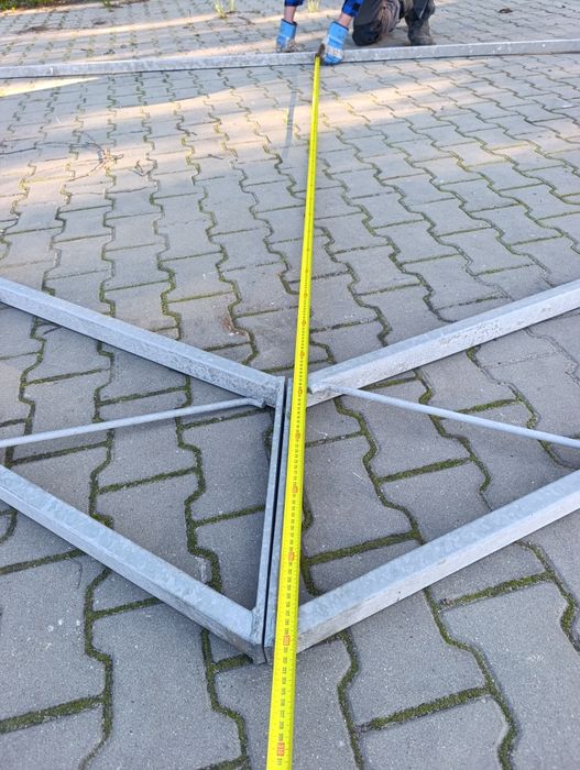 Kratownica + słupy 9.45m ocynk wiata hala
