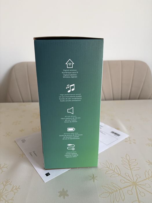 Słuchawki Philips SHD8850 + stacaj dokująca - nowe, mozliwa wysylka.