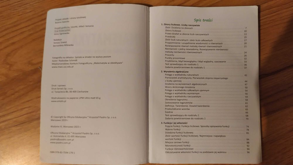 Matematyka 1 zbiór zadań zakres podstawowy Pazdro