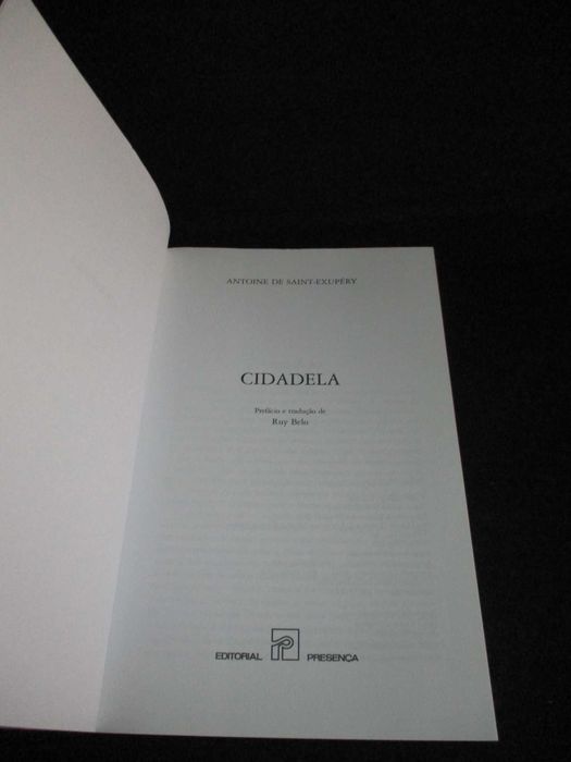 Livro Cidadela Antoine de Sant-Exupéry