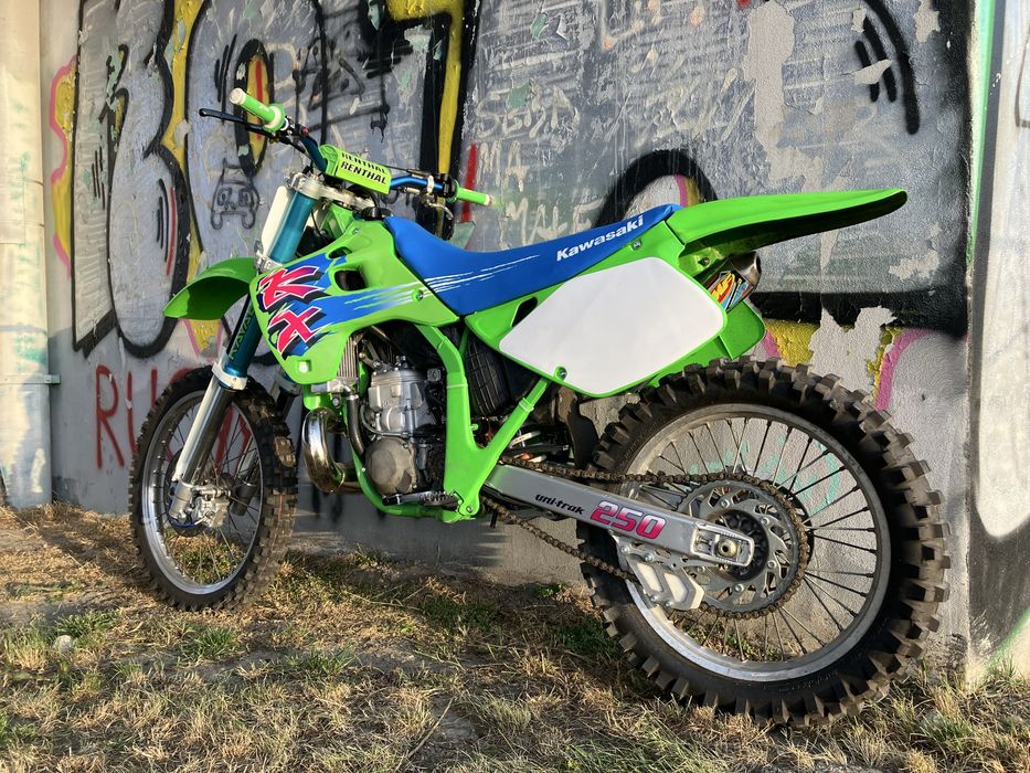 Kawasaki KX 250 po odbudowie 1992