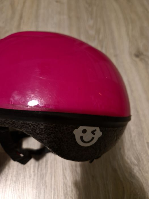 Kask dla dziecka B.TWIN Kiddy Pink różowy Decathlon 47- 53 cm