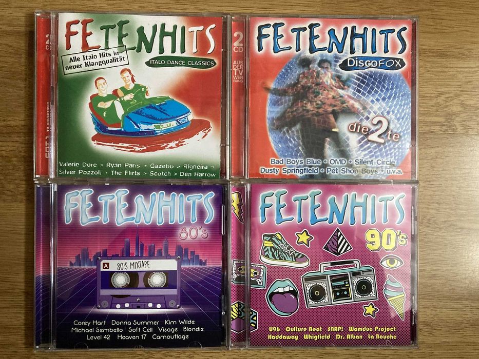CD:  Zestaw 4 płyt CD - Fetenhits