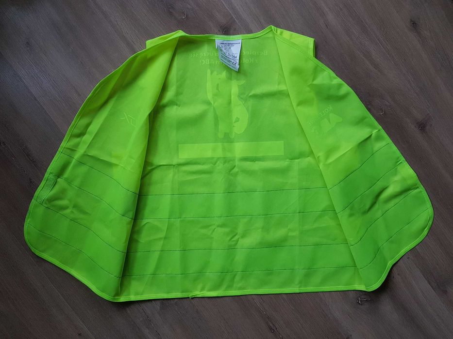 Kolejowe ABC kamizelka ostrzegawcza odblaskowa roz. S 116/134cm wzrost