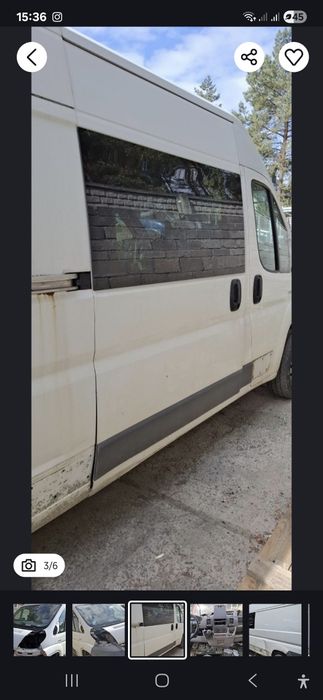 Drzwi przesuwne Ducato Boxer Jumper 06-