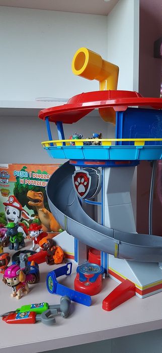 Wieża że zjeżdżalnią Psi Patrol figurki plus gratisy