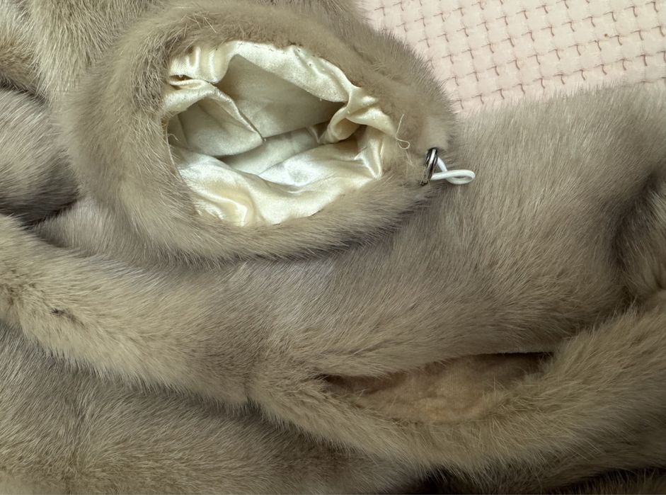 Норкова шуба натуральна жіноча шуба норка