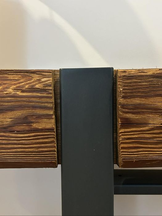 Konsola  loft że starej belki