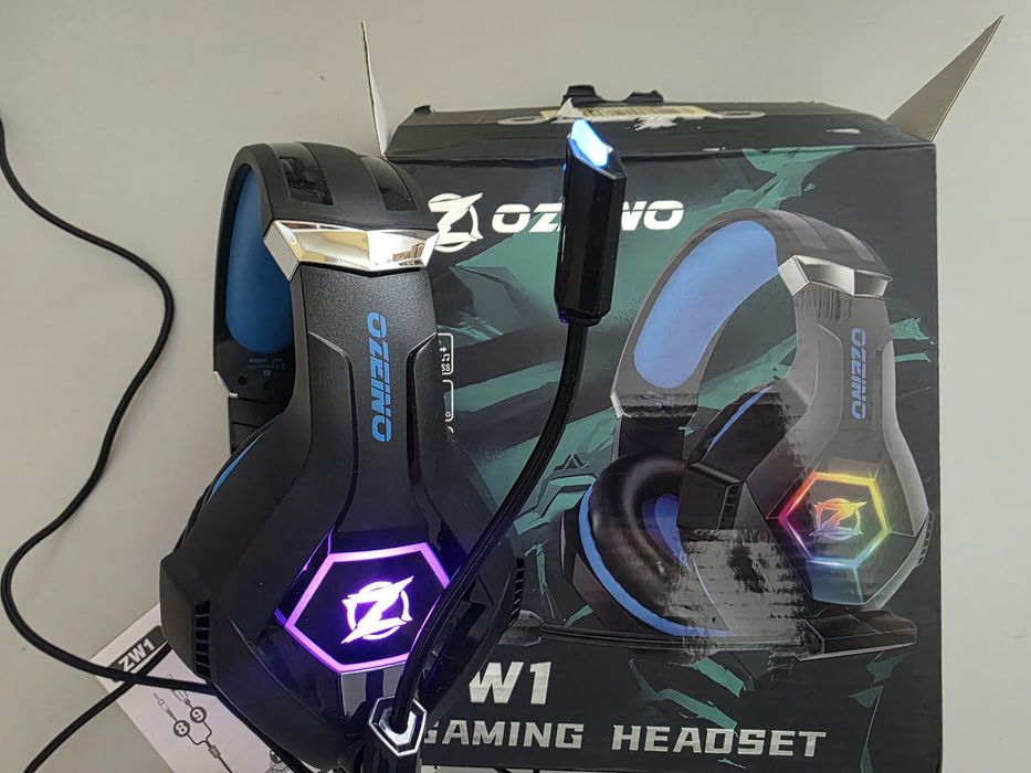 Auscultadores RGB OZEINO ZW1 Gaming Headset