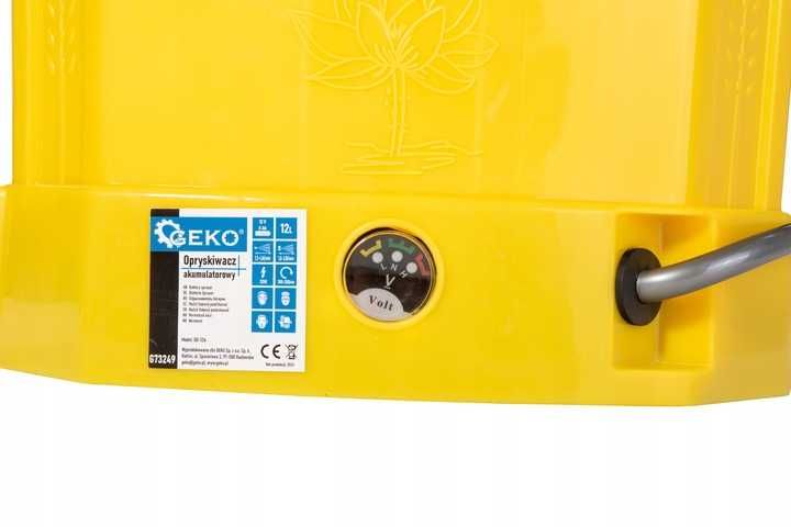 Opryskiwacz akumulatorowy plecakowy elektryczny ogrodowy 12l +dysze
