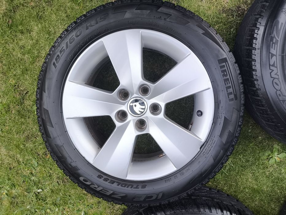 15' Skoda Fabia 5x100 oryginalne felgi
