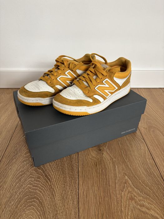 Sneakersy młodzieżowe New Balance żółte 36